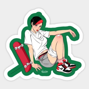 Sk8er Girl Sticker